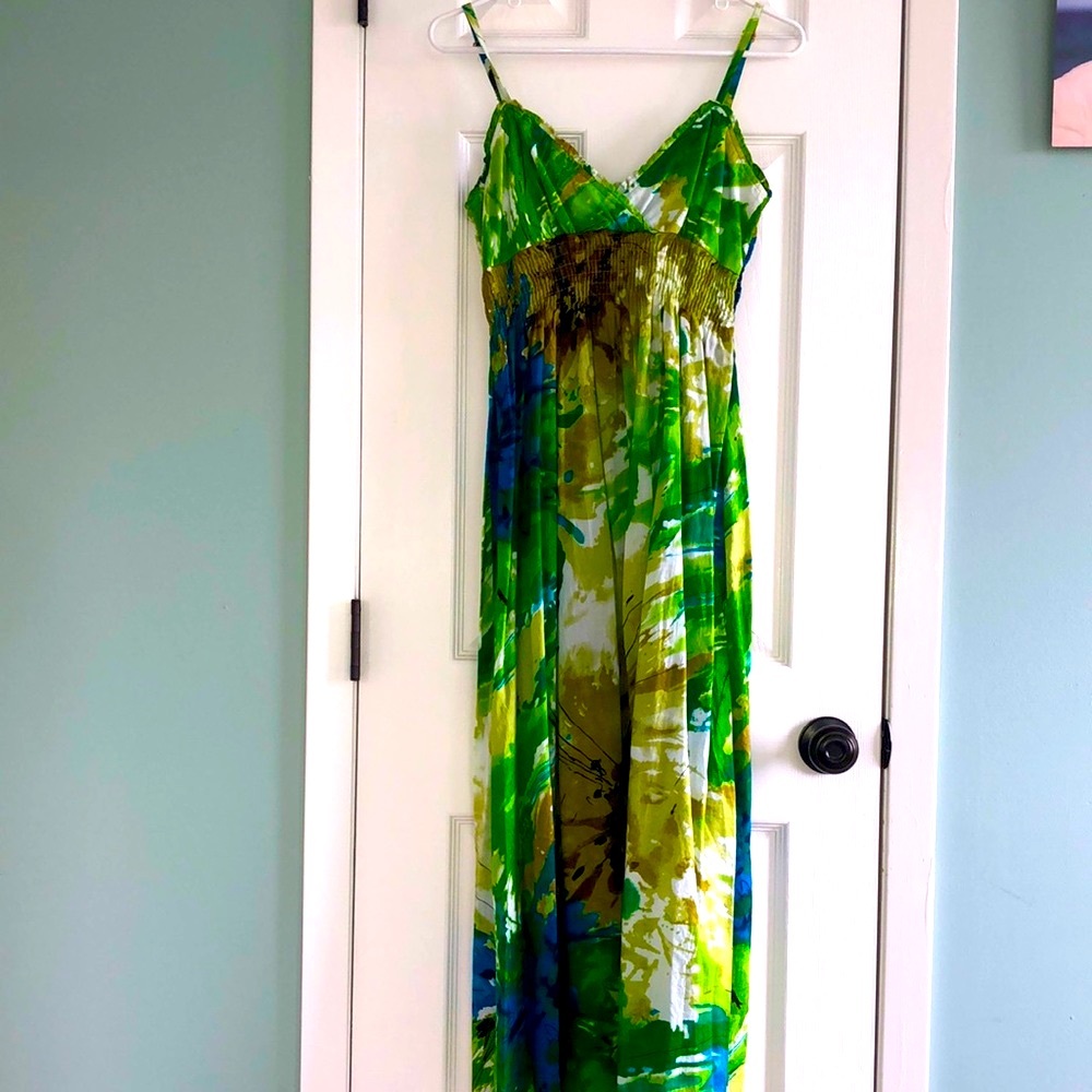 Lightweight Maxi Sundress 100% Cotton by Speed Control New York Like New